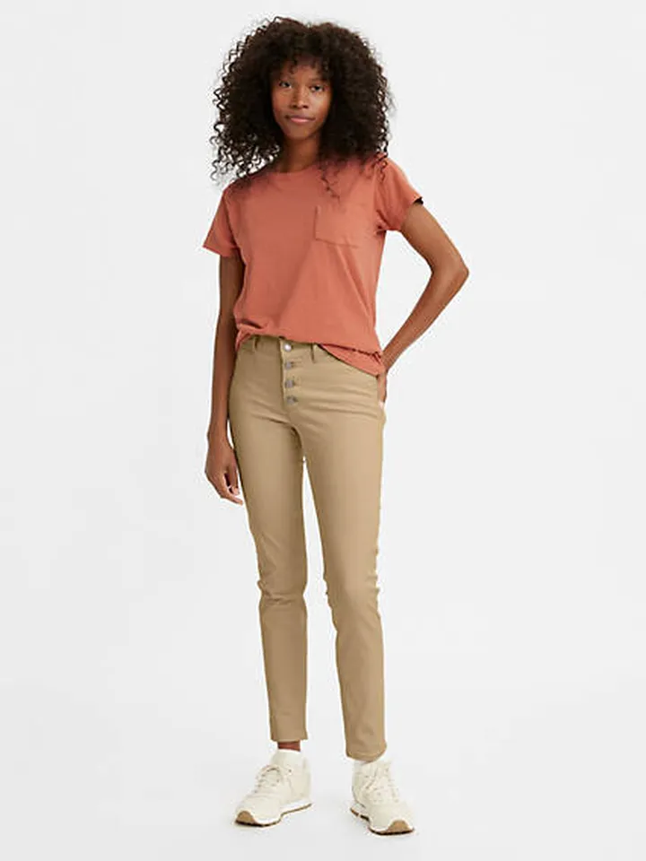 Levi's 312 Shaping Skinny Pants - Women's - Khaki Twill