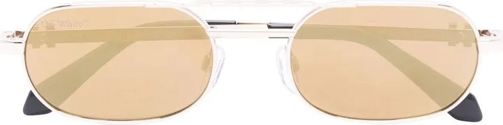 Gold-Tone Baltimore Round Sunglasses