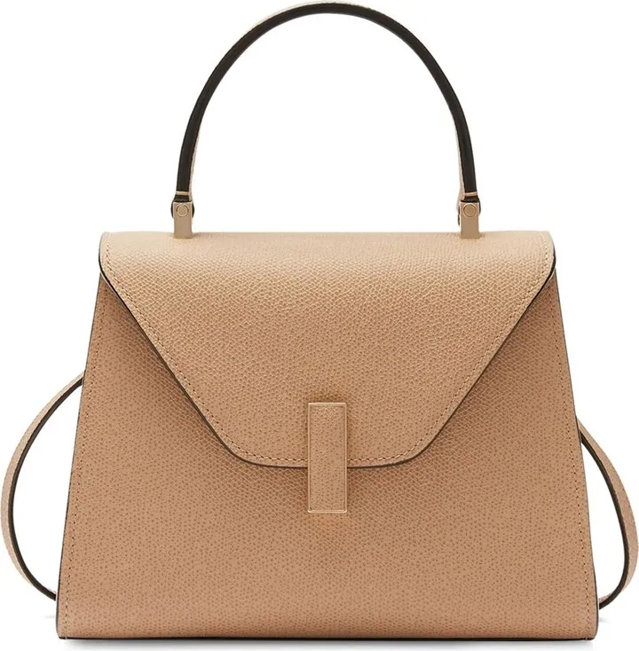 Mini Iside grained leather bag