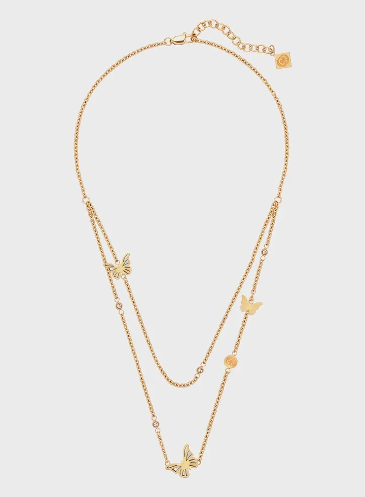 Chain Detail Layered Necklace