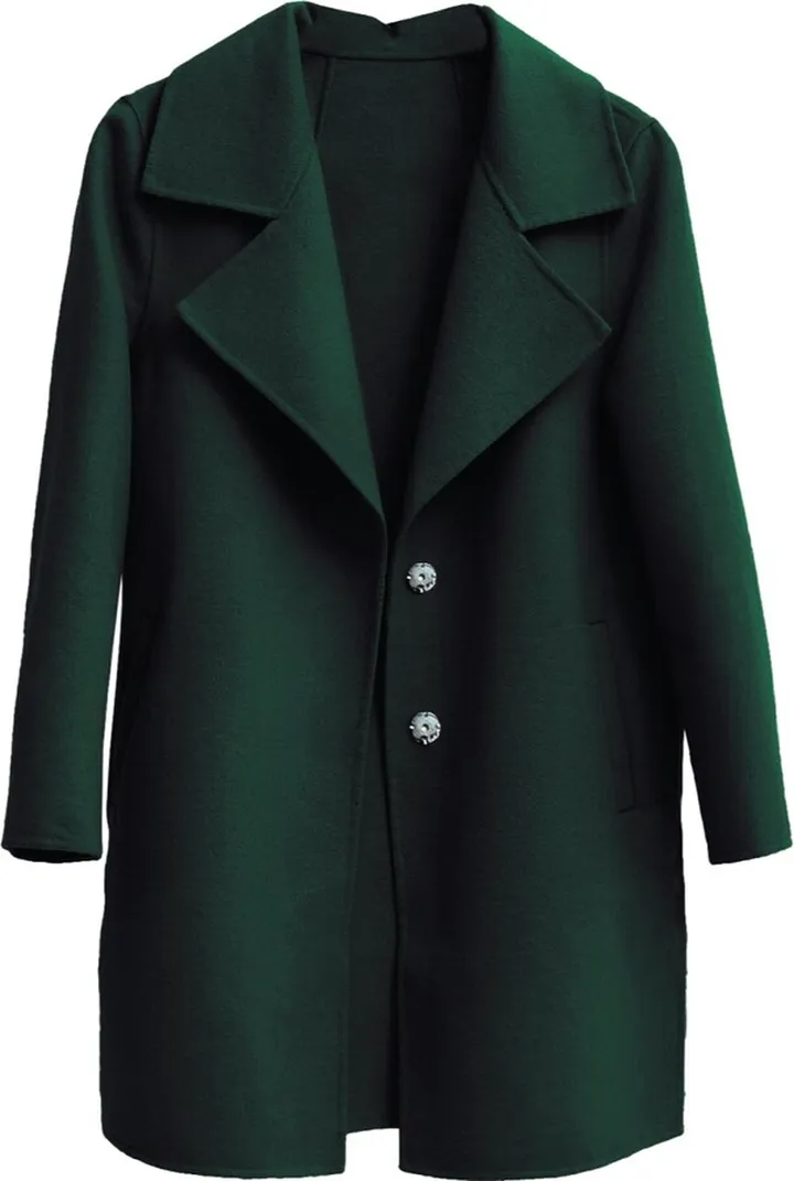 Belle & Bloom - Ex-Boyfriend Wool Blend Oversized Jacket - Dark Green