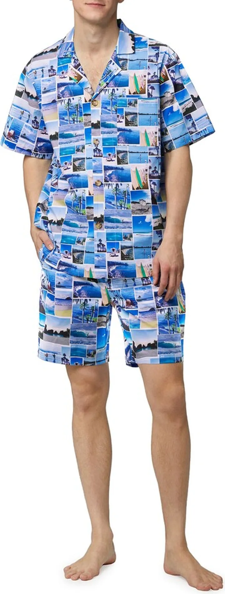 Photo Print Organic Cotton Short Pajamas