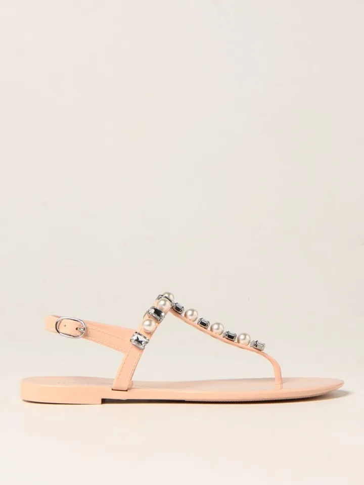 Goldie Crystal Jelly Stuart Weitzman sandals