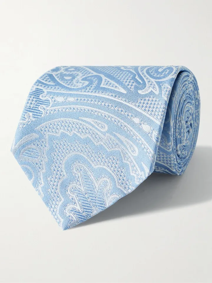 8cm Paisley-Jacquard Silk Tie