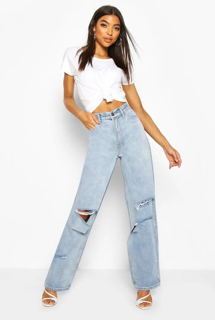 Tall Rip Boyfriend Jeans