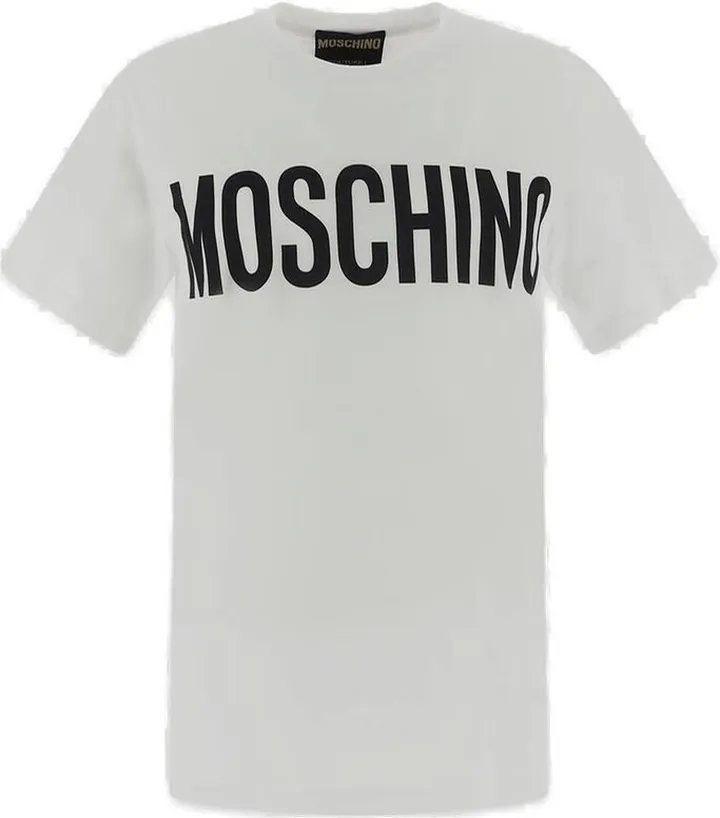 Moschino Logo Printed Crewneck T-Shirt