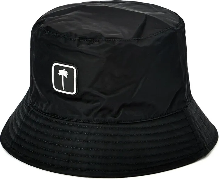 Palm Motif Bucket Hat