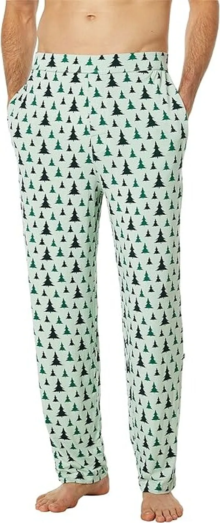 Kickee Pants Pajama Pants (Aloe Christmas Trees) Men's Pajama