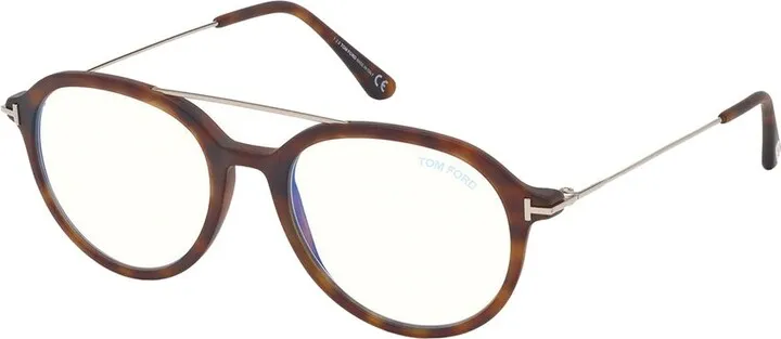 Tom Ford Men's Ft5609 53Mm Blue Light Frames
