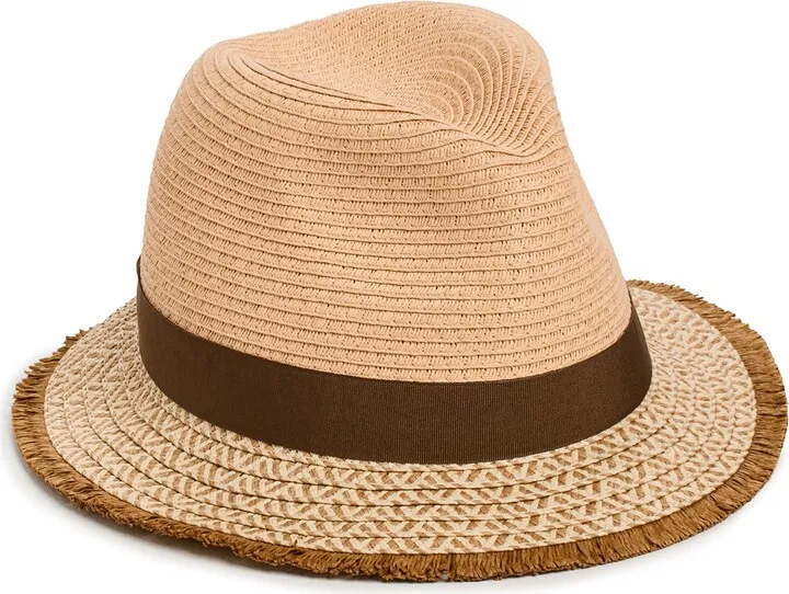 Paul Smith Straw Trilby Hat