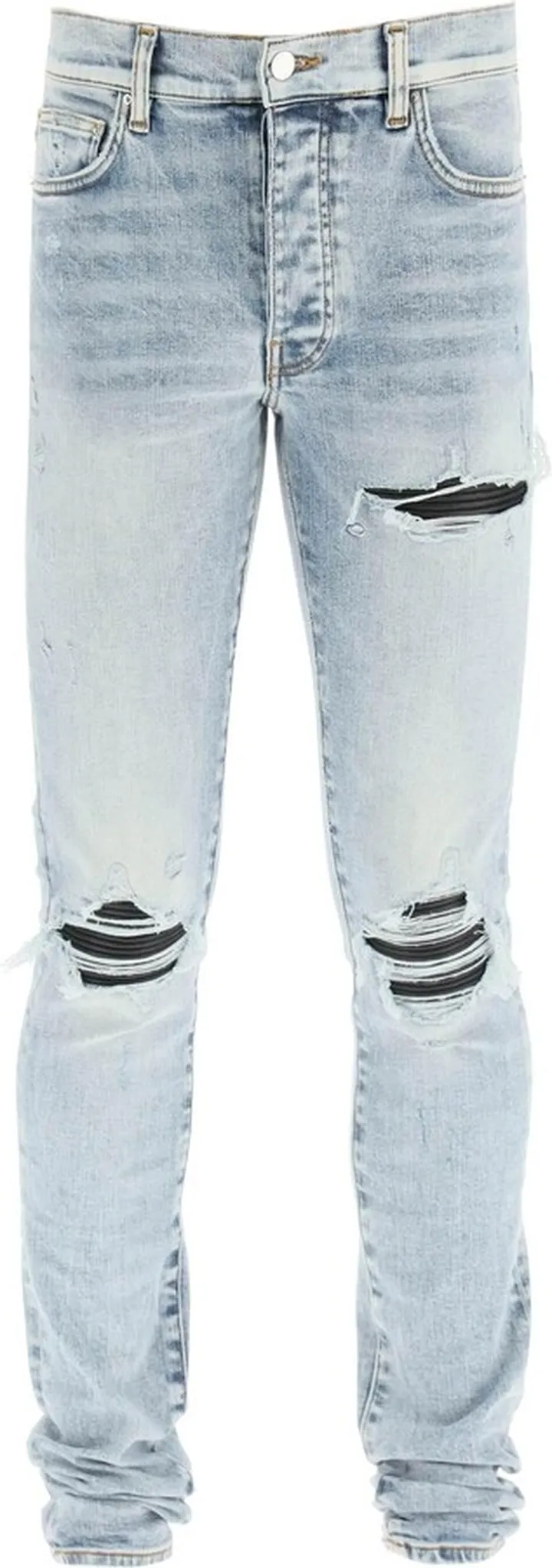 Amiri Mx1 Bandana Jeans In Clay Indigo