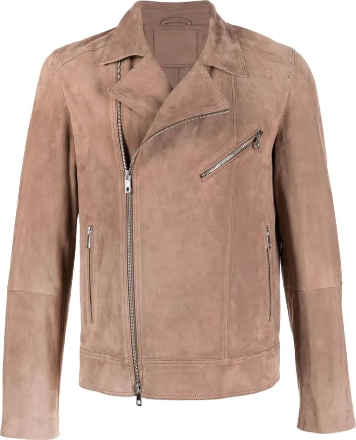 Suede Biker Jacket
