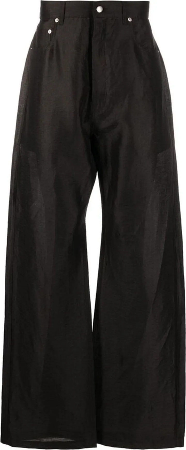 High-Waisted Wide-Leg Trousers