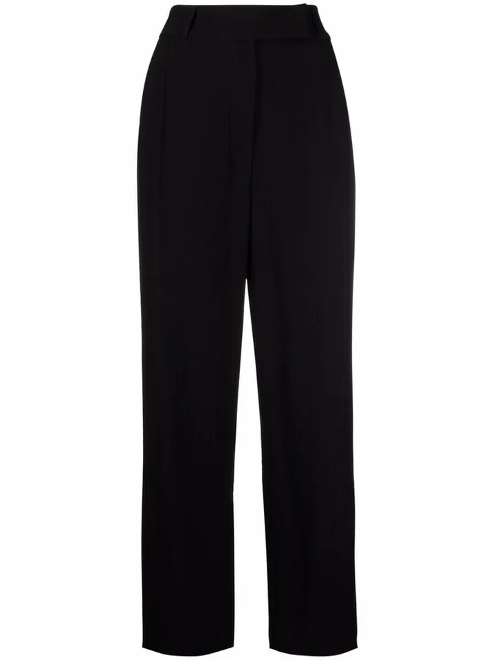 High-Waist Tailored Trousers