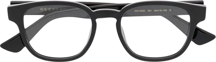 Round-Frame Logo Glasses