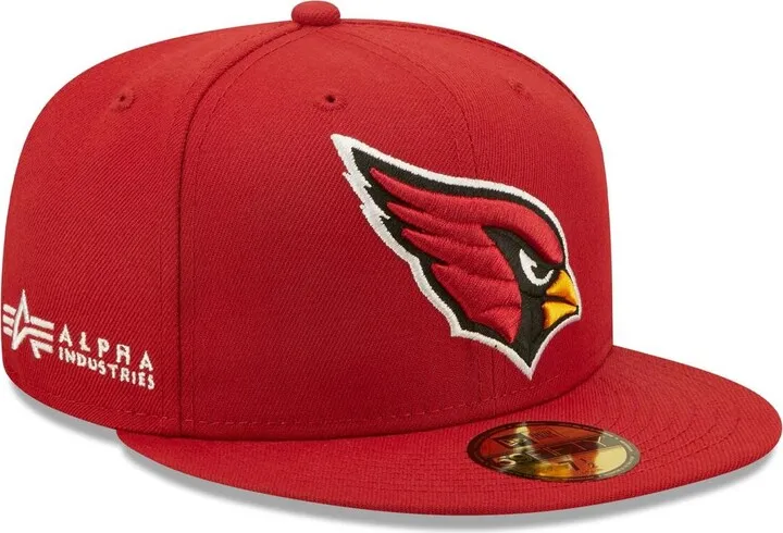 Men's New Era x Alpha Industries Cardinal Arizona Cardinals Alpha 59FIFTY Fitted Hat