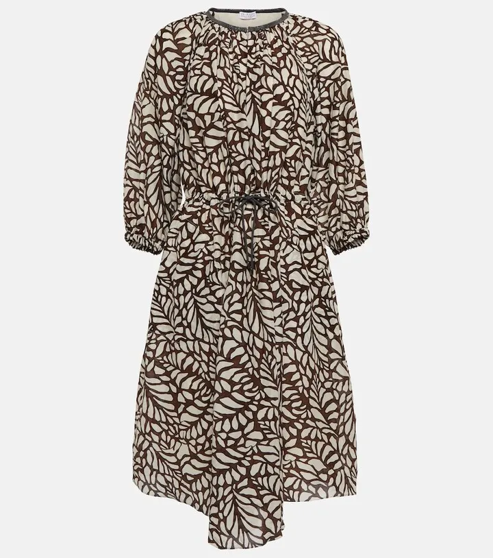 Cotton-blend minidress