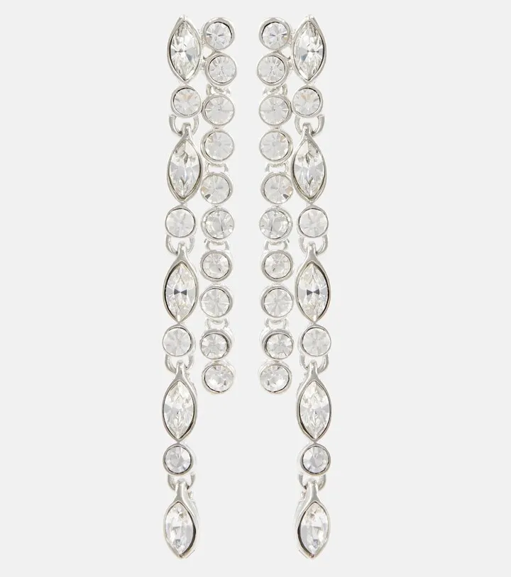 Crystal-embellished earrings