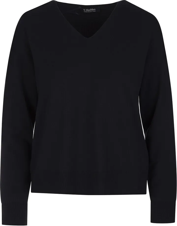 'S Max Mara V-Neck Long-Sleeved Sweater