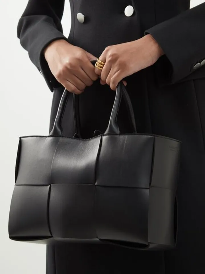 Arco Small Intrecciato-leather Tote Bag