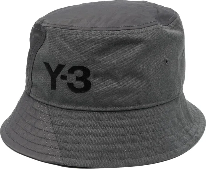 Logo-Print Panelled Bucket Hat