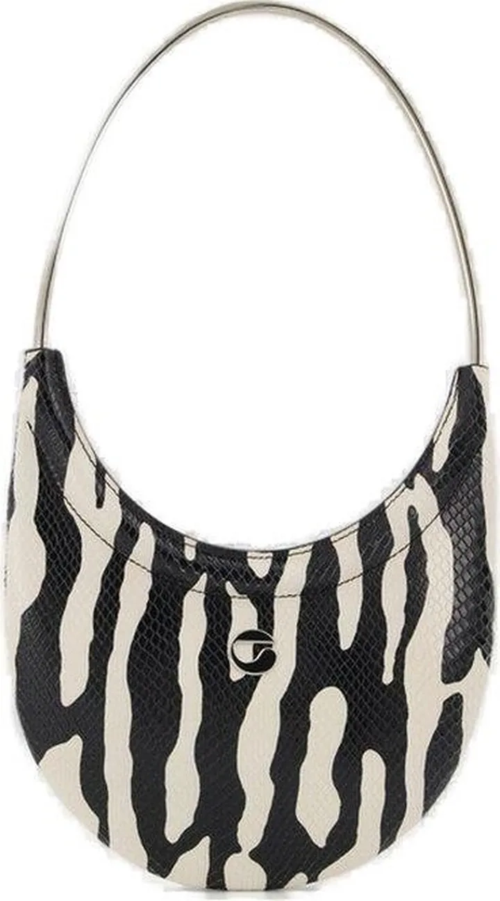 Ring Ring Zebra Printed Shoulder Bag