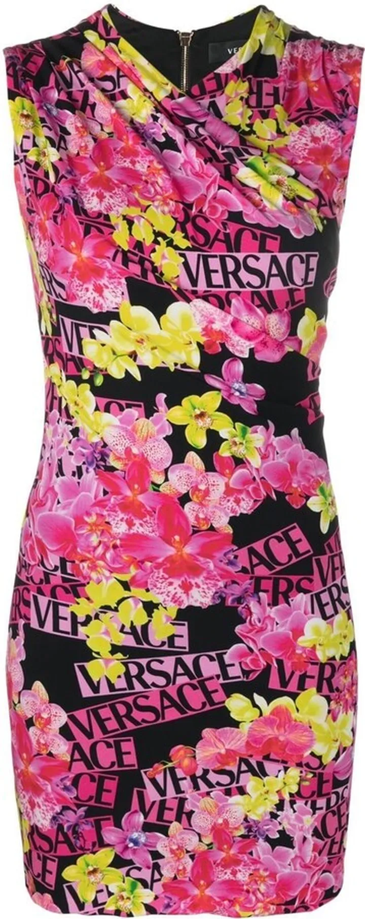 Floral-Print Mini Dress