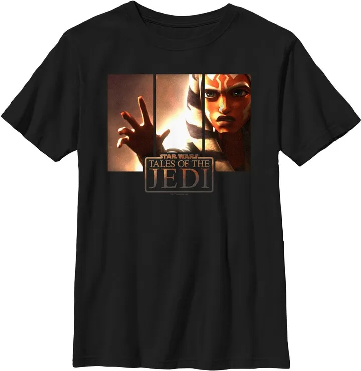 Boy's Star Wars: Tales of the Jedi Ahsoka Tano Use the Force T-Shirt - Black - Medium