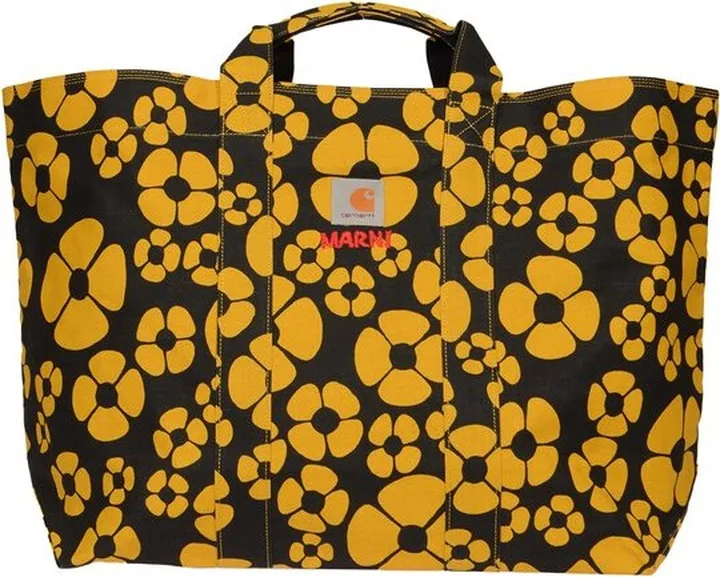 Marni X Carhartt Floral Printed Tote Bag