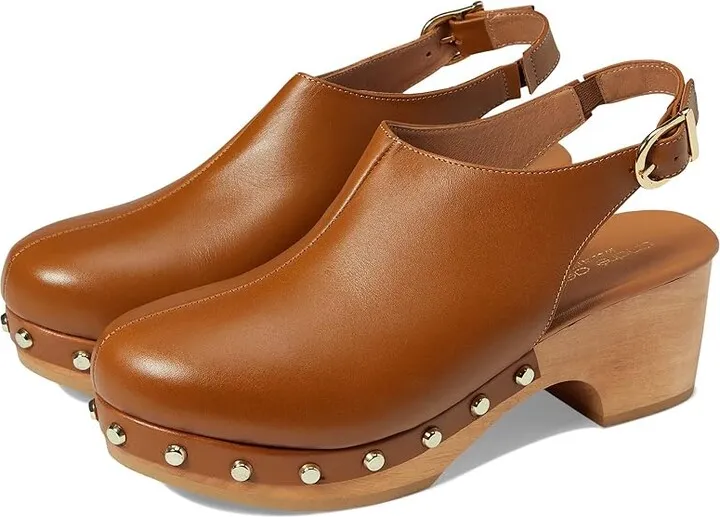 Andre Assous Skylar (Caramel) Women's Clog Shoes