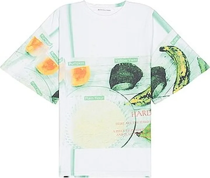 Bianca Saunders Hard Food Step 1 T-shirt in Mint