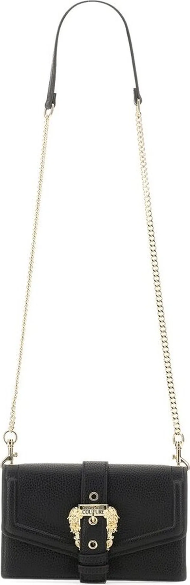Versace Jeans Couture Logo-Buckle Chain-Linked Crossbody Bag