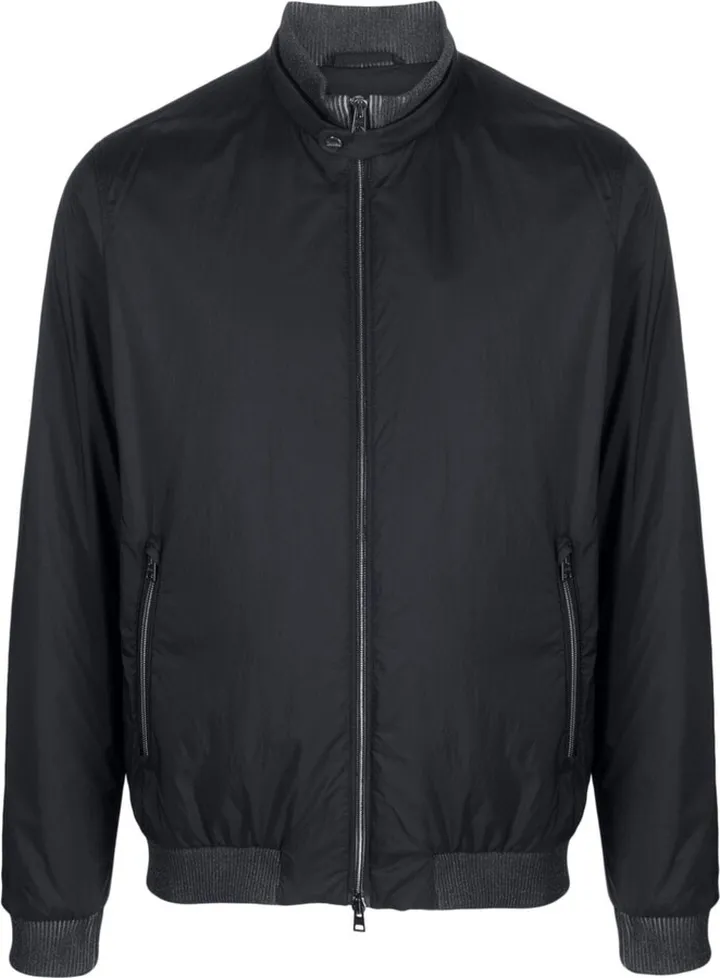 Zip-Fastening Bomber Jacket