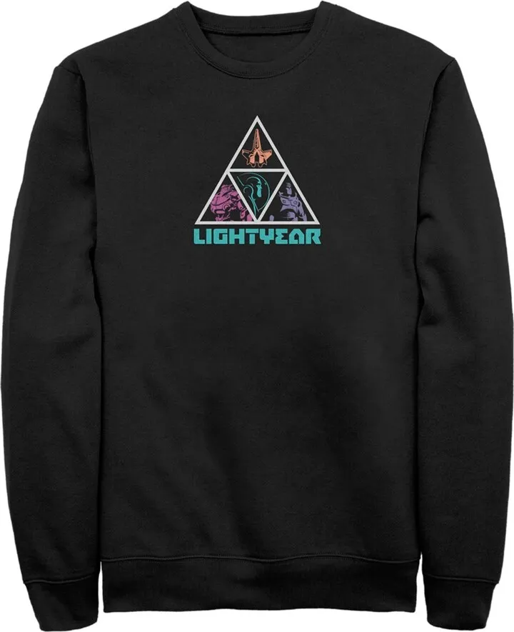 Men's Lightyear Triangle Logo Sweatshirt - Black - X Large