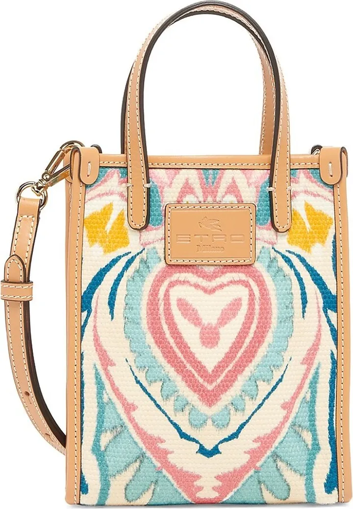 Globetrotter Mandala Print Canvas Shopper