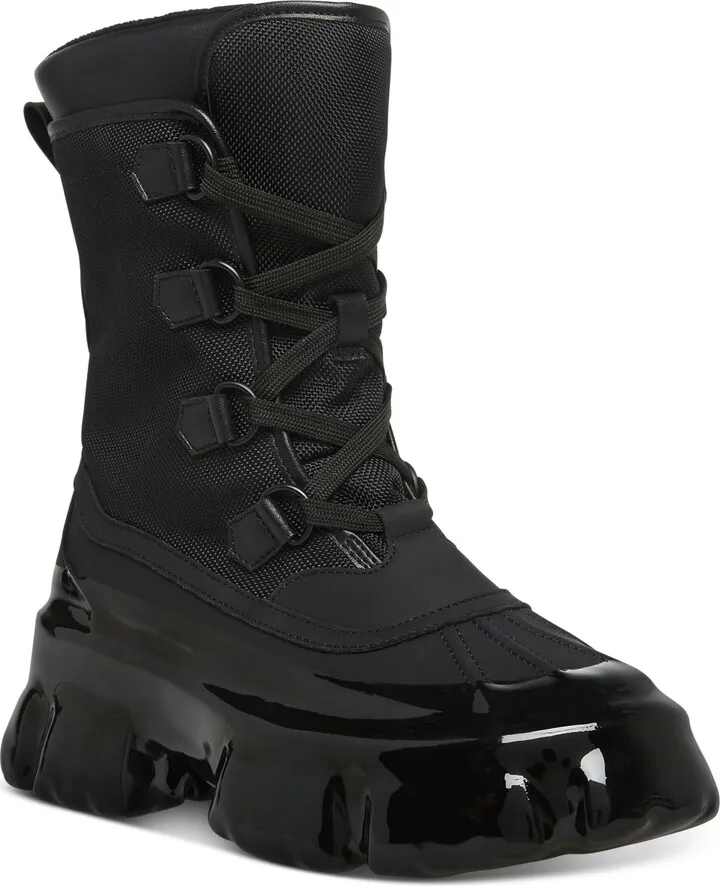 Steve Madden Women's Trench Lace-Up Rain Boots