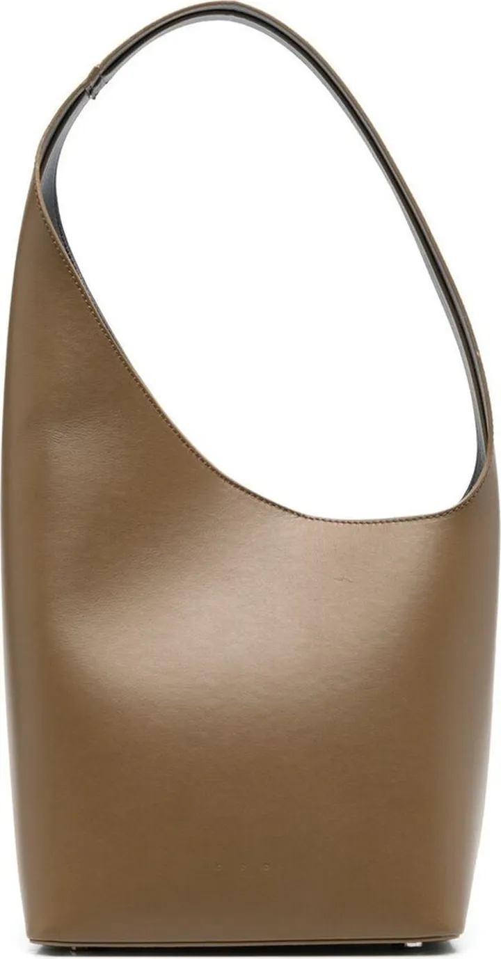 Asymmetric Leather Shoulder Bag