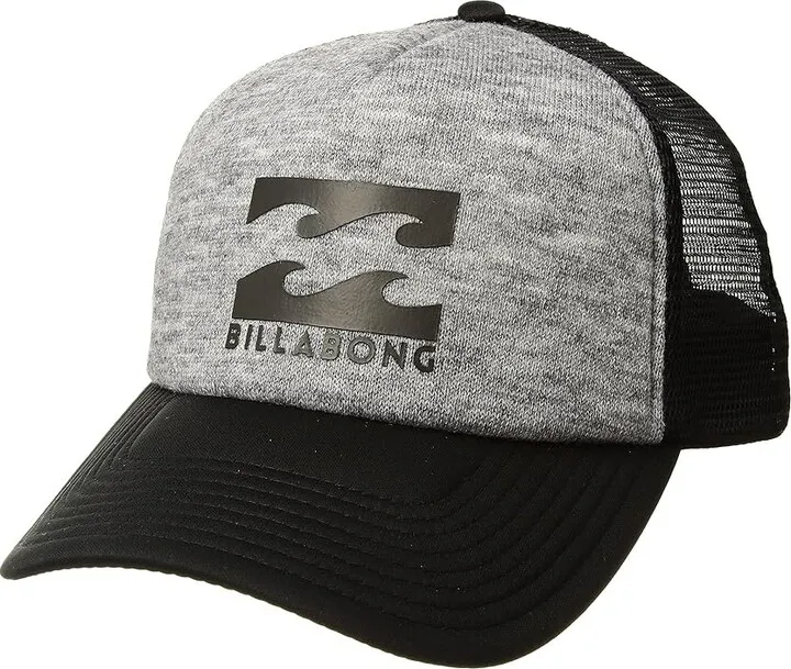 Billabong Men's Classic Trucker Hat (Grey Heather) Traditional Hats