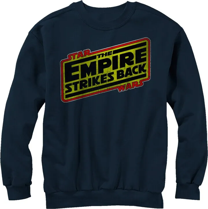 Men's Star Wars Episode V Logo Sweatshirt - Navy Blue - Small