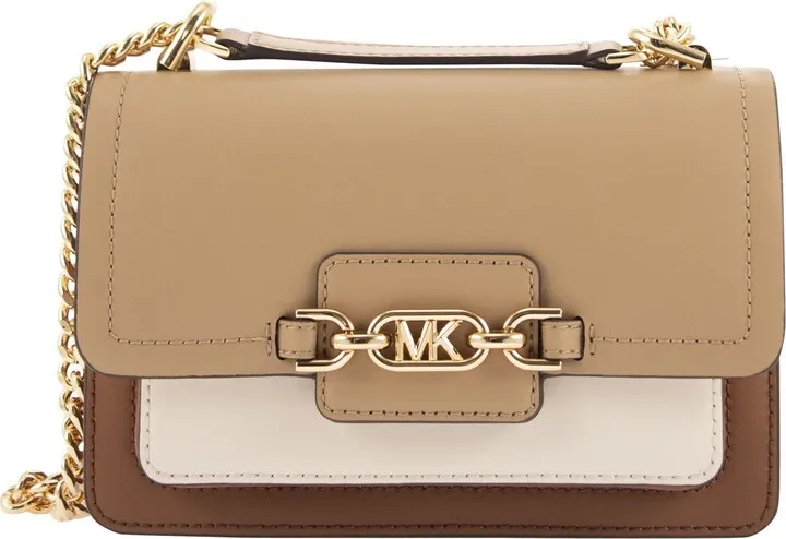 Heather Extra-small Colour Block Leather Shoulder Bag