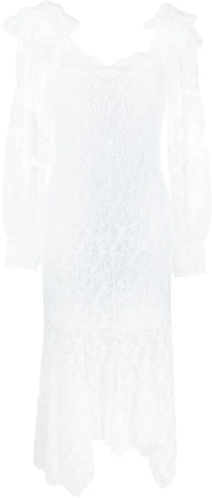 Floral-Lace Mini Dress