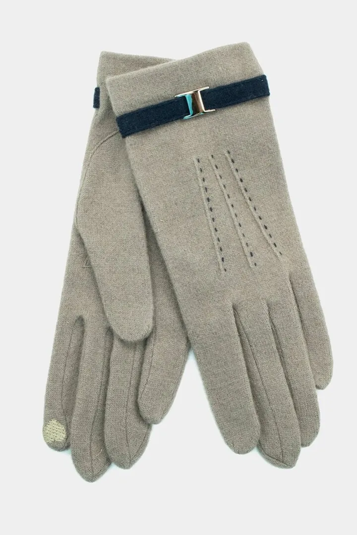 Leather Belt Tech Gloves
