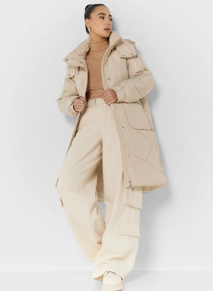 Padded Jacket With Hood