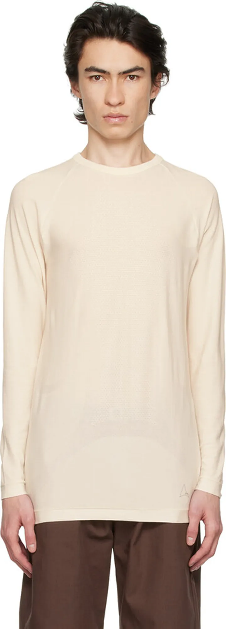 ROA Off-White Seamless Long Sleeve T-Shirt