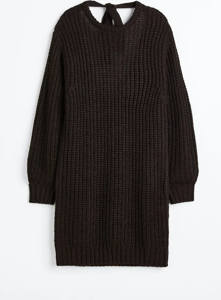 Open-backed Knit Dress