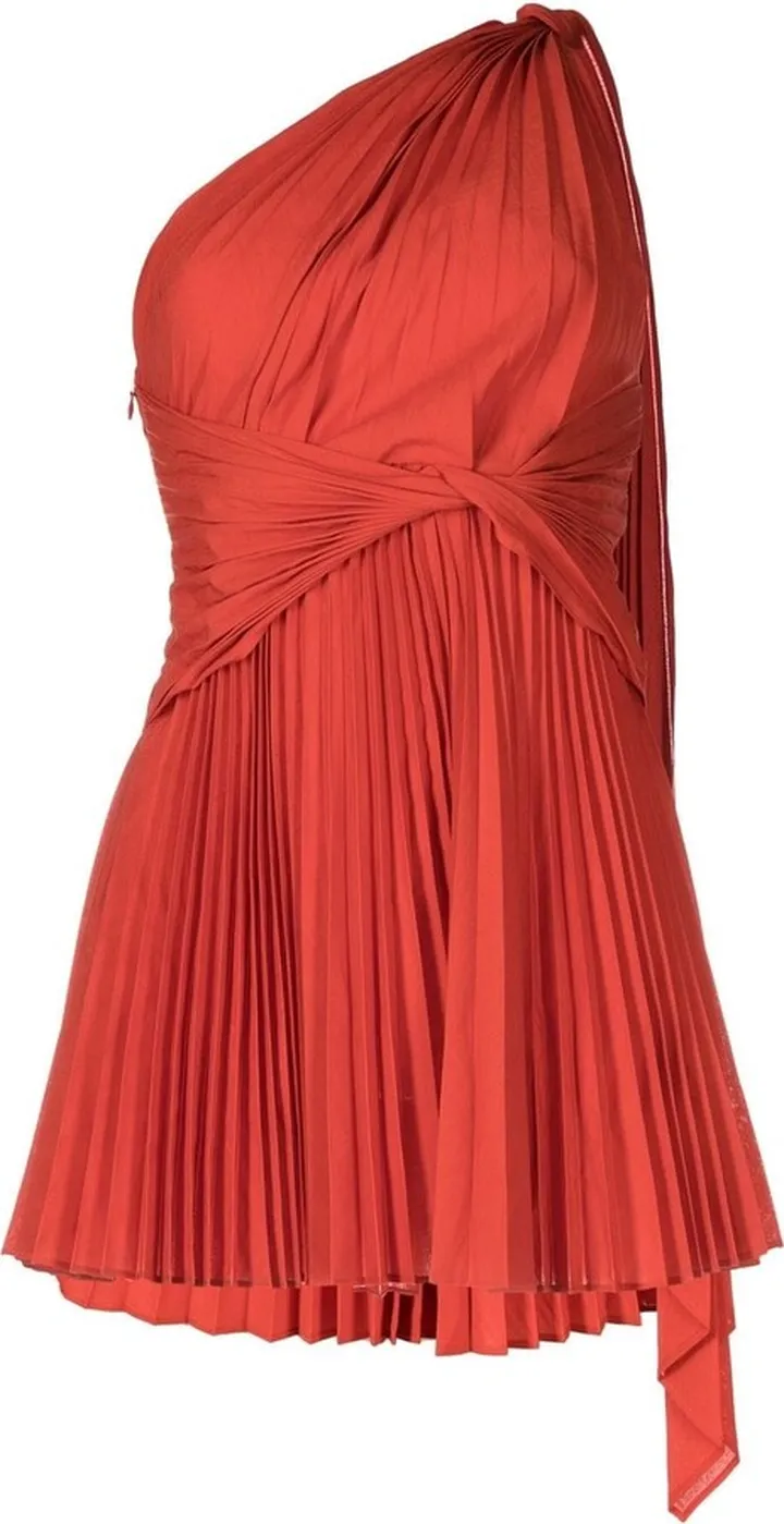 Luton one-shoulder mini dress