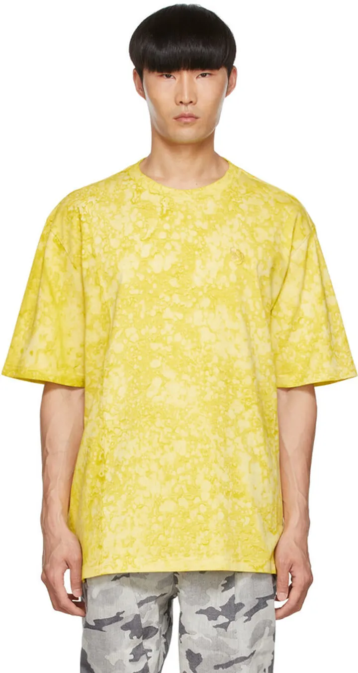 Feng Chen Wang Yellow Cotton T-Shirt
