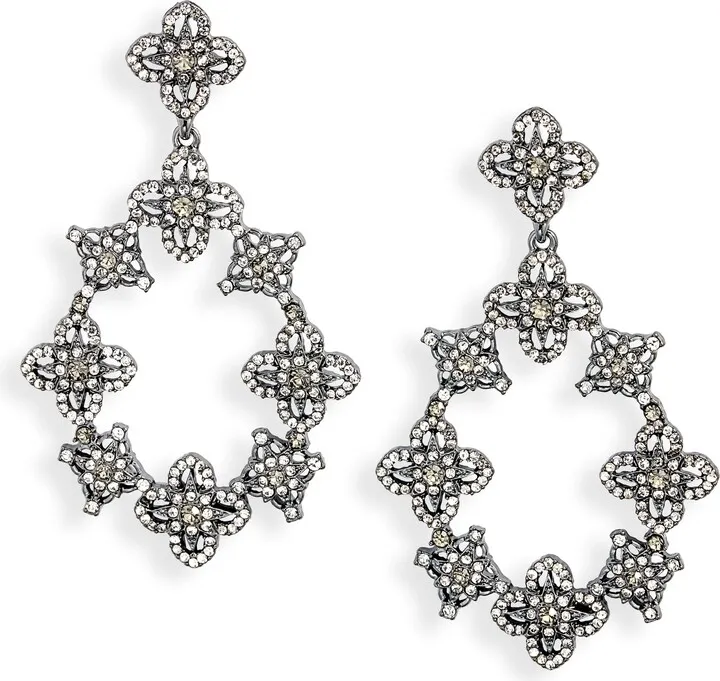 Lace Is More Orbital Drop Earrings