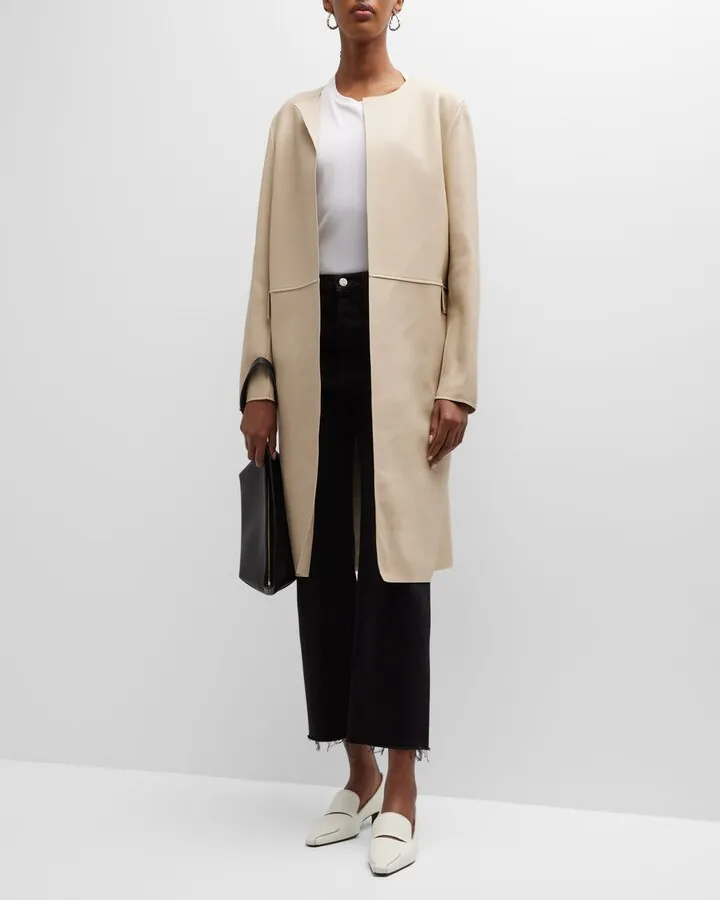 City Leather Coat