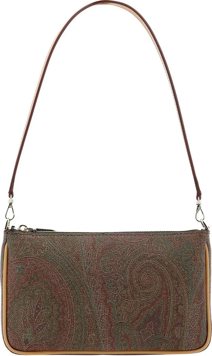 Etro Paisley Print Zipped Shoulder Bag